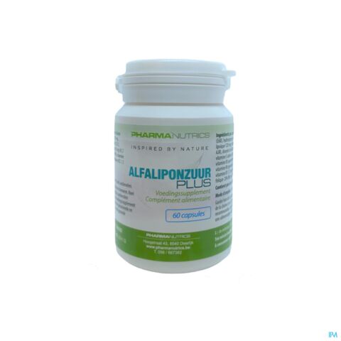 PharmaNutrics Acide Alpha-Lipoïque 60 Gélules