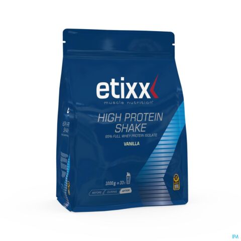 Etixx Power High Protein Shake Vanille 1000g