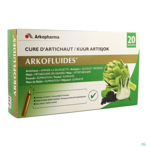 Arkofluide Cure Artichaut Unicadoses 20