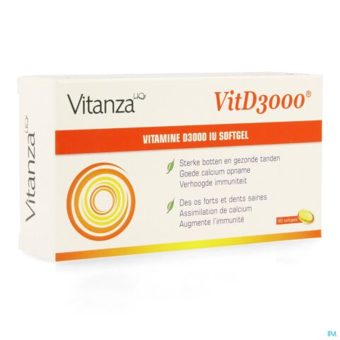 Vitanza Hq Vit D3000 Comp 90