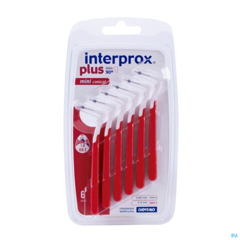 Interprox Plus Mini Conique Rouge Interd 6 1360