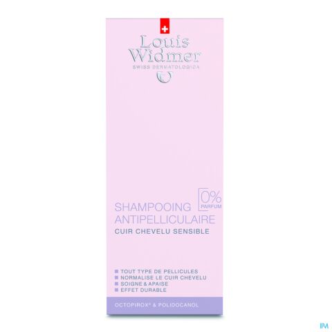 Louis Widmer Shampooing Anti-Pelliculaire Sans Parfum Tube 150ml