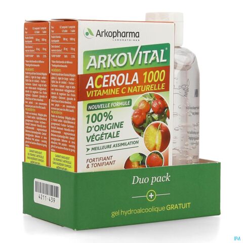 Arkovital Acerola Duopack Comp 60 +gel Hydro 100ml