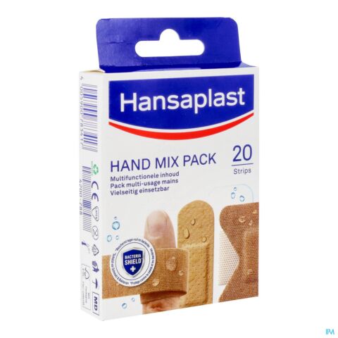 Hansaplast Pansements Hand Mix Pack Strips 20