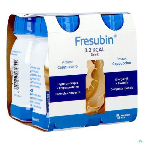 Fresubin 3.2 Kcal Drink Cappucino 4x125ml