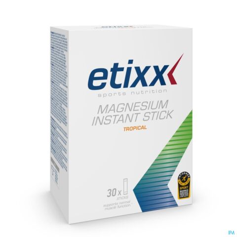 Etixx Health Magnesium Instant Stick Tropical 30 Sticks