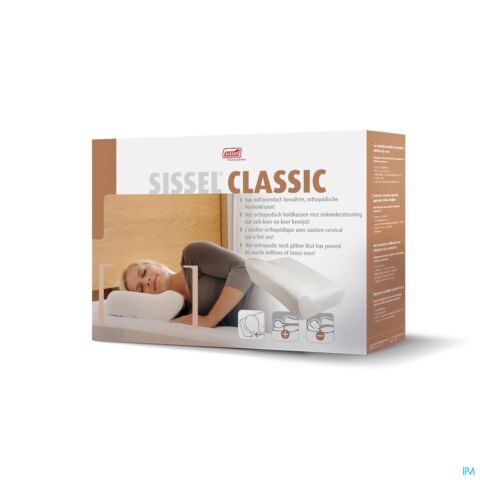 Sissel Classic Oreiller Orthoped.stand+taie Coton