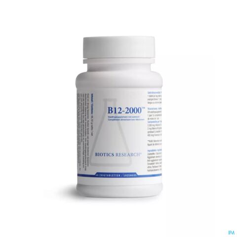Biotics B12-2000 60 Comprimés à Sucer