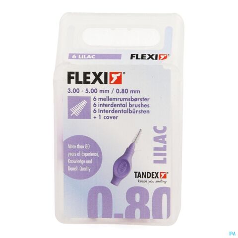 Flexi Purple Brossette Extra Fine Taper. Interd. 6