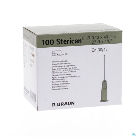 Sterican Aiguille 27g 1/2 0,4x40mm