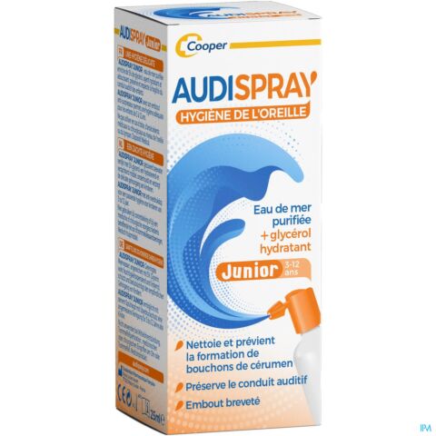 Audispray Junior Hygiène de l'Oreille 3 à 12 ans Spray 25ml