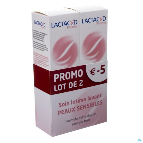 Lactacyd Pharma Sensitive Duo 2x250ml -5€ Promo
