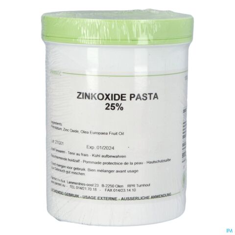 Pate Oxyde Zinc 25% 1kg Pannoc