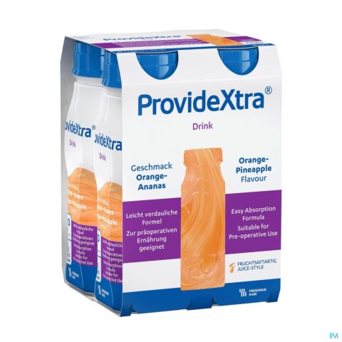 Provide Xtra Drink Ananas-orange Fl 4x200ml