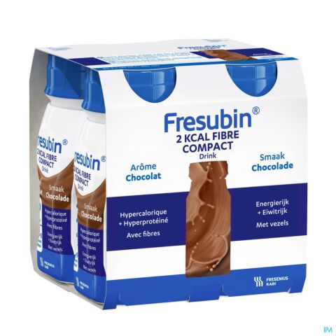 Fresubin 2 Kcal Fibre Compact Drink Choco 4x125ml
