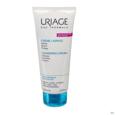 Uriage Crème Lavante Visage Corps & Cheveux Peaux Sensibles Tube 200ml