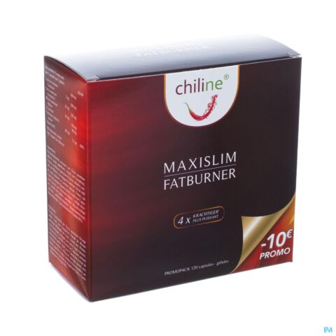 Chiline MaxiSlim Fatburner 120 Gélules Promo