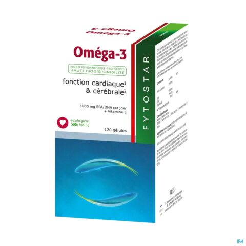 Fytostar Omega-3 Epa + Dha Maxi Caps 120