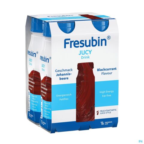 Fresubin Jucy Drink Cassis Bouteille 4x200ml