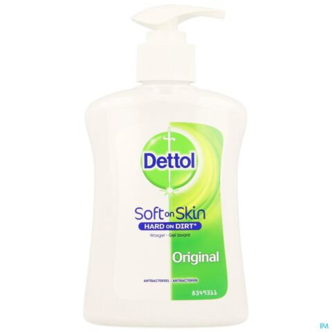 Dettol Soft on Skin Original Gel Lavant Antibactérien Flacon Pompe 250ml