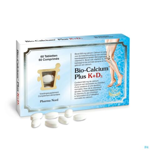 Pharma Nord Bio-Calcium Plus K+D3 60 Comprimés
