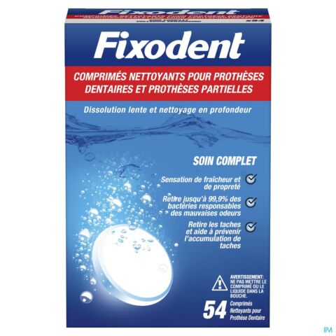Fixodent Tablettes Dentiers Comp 54
