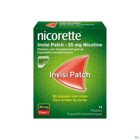 Nicorette Invisi Patch 25mg Nicotine 14 Patchs