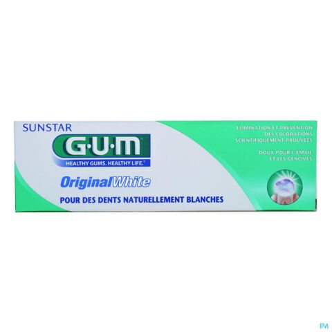 Gum Original White Dentifrice Tube 75ml