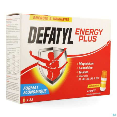Defatyl Energy Plus Flacons 28x15ml