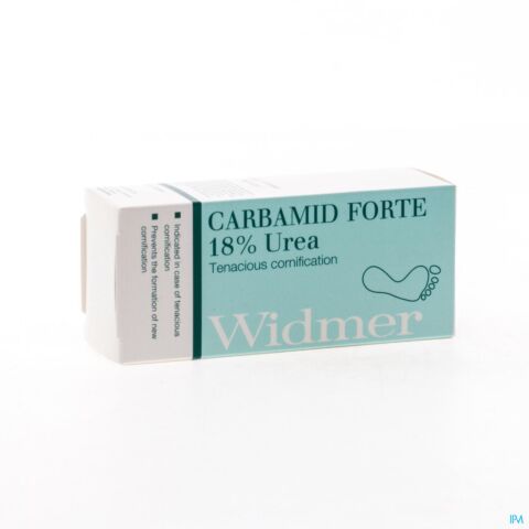 Louis Widmer Carbamide Forte 18% Urée Crème Pieds Anti-Callosités Tube 50ml
