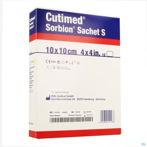 Cutimed Sorbion Sachet S 10x10cm 10