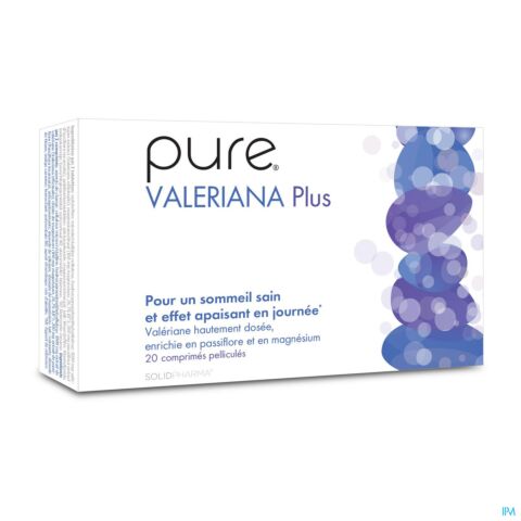 Pure Valeriana+ 20 Comprimés Pelliculés