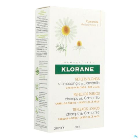 Klorane Reflets Blonds Shampooing à la Camomille Flacon 200ml