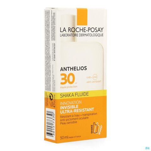 La Roche-Posay Anthelios Shaka Fluide Invisible Ultra-Résistant Avec Parfum IP30 50ml
