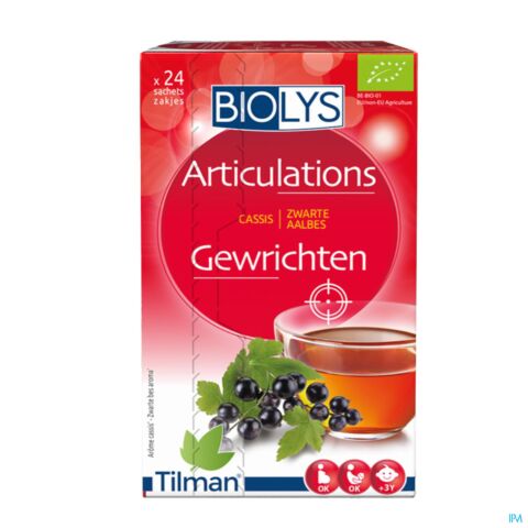 Biolys Articulations Tisane Cassis 24 Infusions