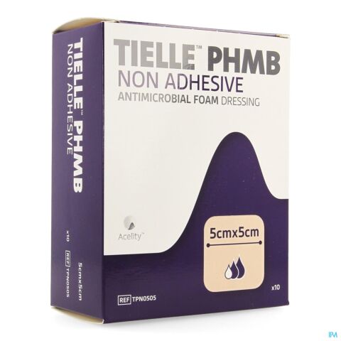 Tielle Phmb Pans Hydropolymere 5,0x 5,0cm 10