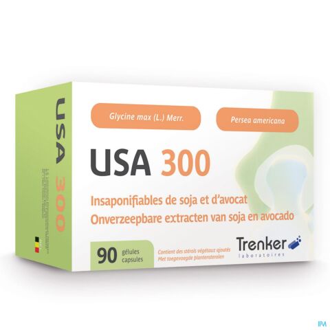 USA 300 Insaponifiables de Soja et d'Avocat 90 Gélules