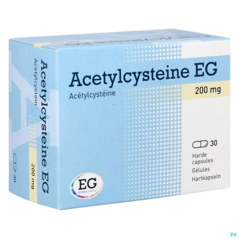 Acetylcysteine EG 200mg 30 Gélules