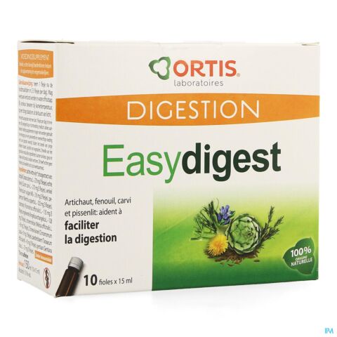 Ortis Easy Digest Fioles 10x15ml