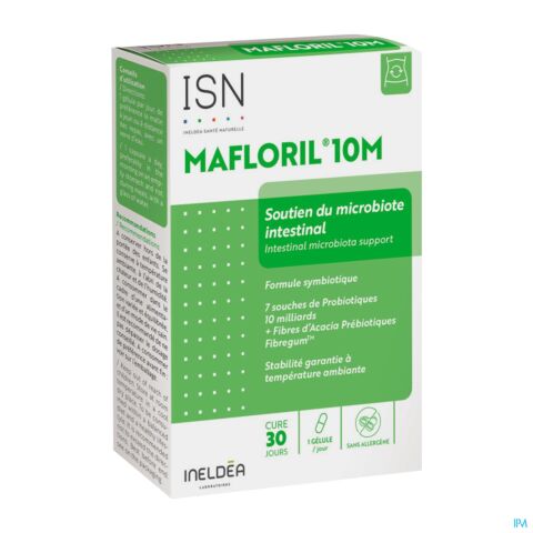 Ineldea Mafloril-10m Isn Etui V-caps 30