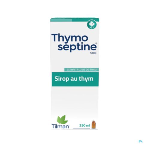 Thymoseptine Toux Grasse Refroidissement Sirop au Thym Flacon 250ml