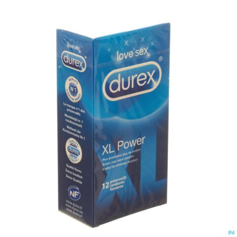 Durex XL Power 12 Préservatifs