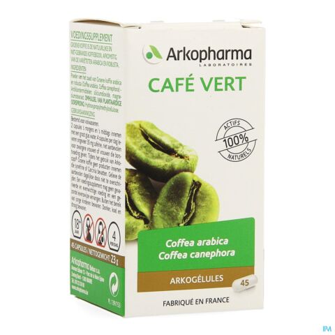 Arkopharma Arkogélules Café Vert 45 Gélules