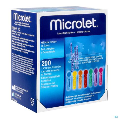 Bayer Microlet Lancettes Ster Couleur 200