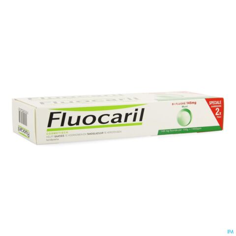 Fluocaril Bi-fluore 145 Menthe 2x75ml Promo -1€