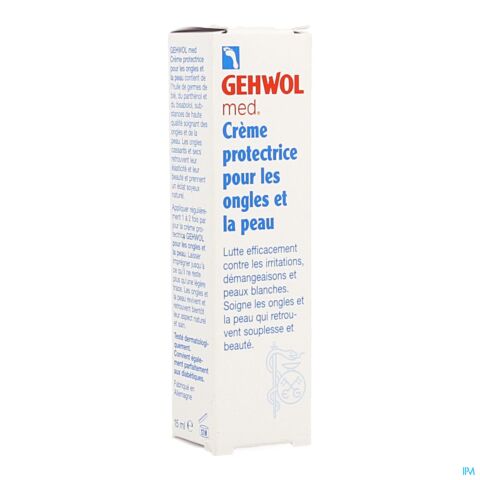 Gehwol Med Creme Protectrice Ongles Peau 15ml