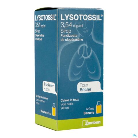 Lysotossil Toux Sèche Sirop Flacon 200ml