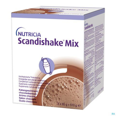 Scandishake Mix Chocolat Sachets 6x85g