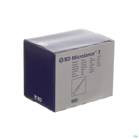 Bd Microlance 3 Aig.23g 1 1/4 Rb 0,6x30mm Bleu 100