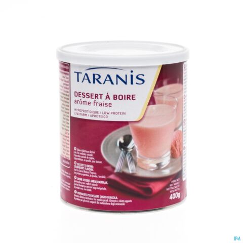 Taranis Dessert A Boire Fraise Pdr 400g 4605